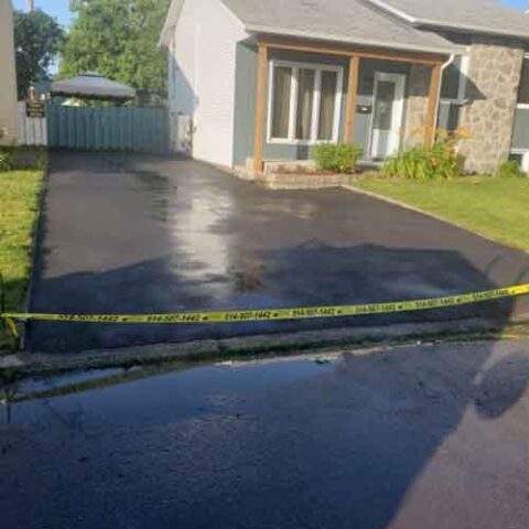 Recouvrement asphalte